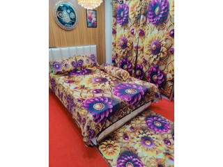 Primium 3D Bedsheet Four Piece Set