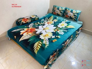 Primium 3D Bedsheet Four Piece Set