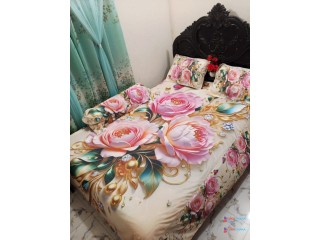 Primium 3D Bedsheet Four Piece Set