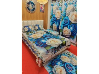 Primium 3D Bedsheet Four Piece Set