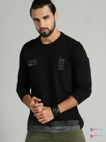 roadster-men-black-printed-round-neck-t-shirt-big-0