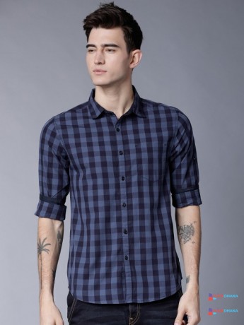 highlander-men-navy-blue-blue-slim-fit-checked-casual-shirt-big-0