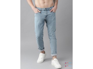 Roadster Men Blue Slim Fit Mid-Rise Clean Look Stretchable Jeans