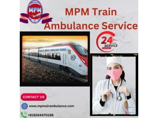 Patients Choose the MPM Train Ambulance Service in Raipur for Treatment