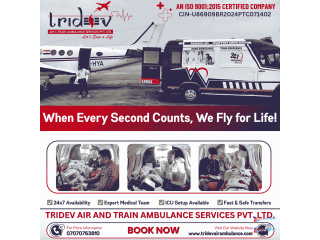 The Great Support In Tridev Air Ambulance Services In Delhi For Patients