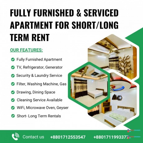 fully-furnished-2-room-serviced-apartments-in-bashundhara-ra-big-0