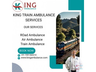 Get King Train Ambulance service in Raipur now for your critical patient