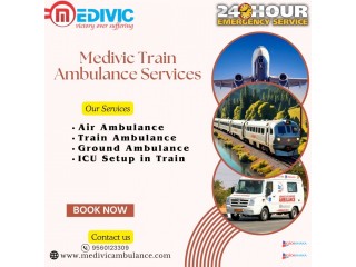 Medivic Train Ambulance Services for All Kinds of Emergency Transfers in Kolkata