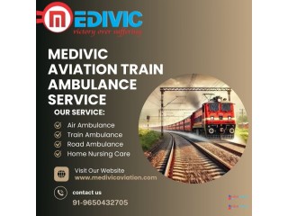 Medivic Aviation Train Ambulance Services from Patna – Effectively Shifting Critical Patients