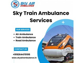 Avail Sky Train Ambulance Services in Kolkata with Hi-Tech Medical Setup