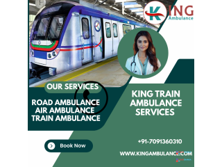 Book King Train Ambulance Service in Raipur for your patient now