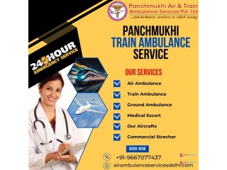 Panchmukhi Train Ambulance Service in Patna Offers Capable Medical Support Team