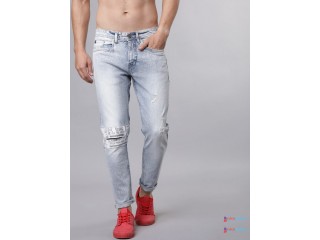 LOCOMOTIVE Men Blue Tapered Fit Jeans