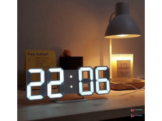 3d Led Digital Wall Alarm Clock