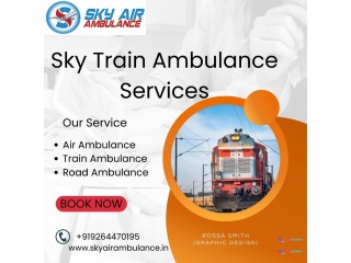 Choose Sky Train Ambulance Services in Kolkata with high-tech medical facilities