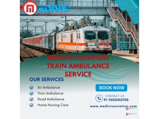 Get Medivic Aviation Train Ambulance in Patna at Very Affordable Rates