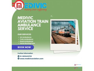 Medivic Aviation Train Ambulance in Ranchi Has Excellent Medical Personnel Available