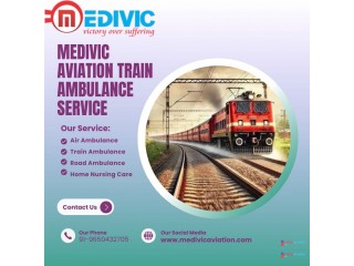 Medivic Aviation Train Ambulance in Mumbai Provides Comfortable Transportation for Patients