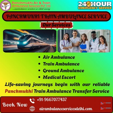 panchmukhi-train-ambulance-service-offer-affect-able-medical-transfer-for-patient-in-ranchi-big-0