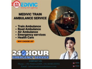 Medivic Train Ambulance in Guwahati Carries a Team of Doctors in the Train Coach For Emergencies