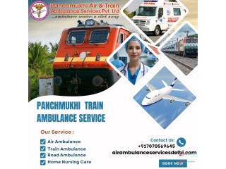 Get Panchmukhi Train Ambulance in Patna at Very Affordable Rates