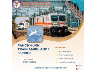 Panchmukhi Train Ambulance in Ranchi Provides Excellent Medical Transfer