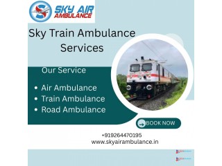 Choose Sky Train Ambulance Services in Chennai with high-tech medical facilities