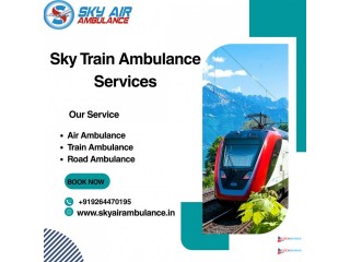 Book Sky Train Ambulance Services in Chennai, which are equipped with high-tech medical facilities