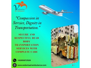 Vedanta Service accomplished body transportation gracefully with its hearse ambulance in Bangalore