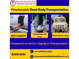 Panchmukhi Dead Body Ambulance in Ranchi- Reliable, Respectful, Prompt 24/7 Transportation