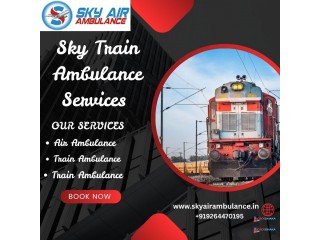 Hire Sky Train Ambulance Service in Kolkata with Hi-Tech Medical Setup