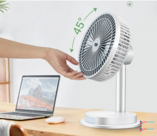 duration-power-dp-7627-acdc-rechargeable-fan-4000mah-battery-up-down-table-desktop-adjustable-three-speed-modes-fan-with-led-lamp-big-1