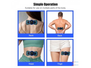 Electric EMS Body Massager Mat/Pad – Neck & Back Therapy