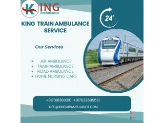 King Train Ambulance Service plays an important role in transporting patients from in Jamshedpur