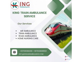 King Train Ambulance service in Siliguri provides a comfortable transport your patient