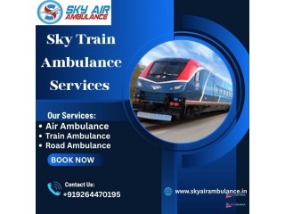Sky Train Ambulance Service in Kolkata is known for reliable emergency assistance