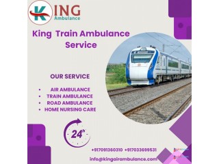 King Train Ambulance Service in Bhopal provides safest and life care transport facilities to patients
