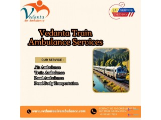 The Vedanta train ambulance at Dibrugarh is provided by a team of paramedics for the entire transfer process