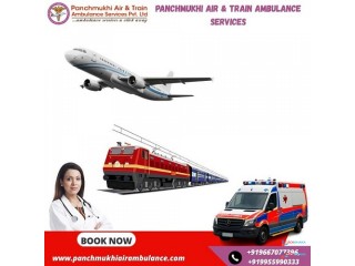 Hire Panchmukhi Train Ambulance Service in Indore with High-Grade Medical Service