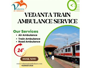 When transferring medical patients, use Vedanta Train Ambulance in Raipur for appropriate care