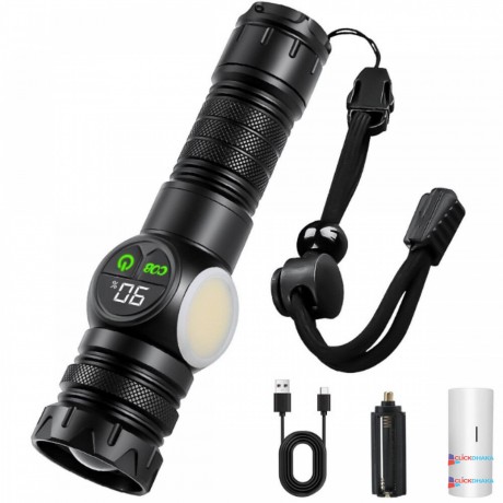gearup-k60-rechargeable-flashlight-10w-cob-led-torchlight-big-0