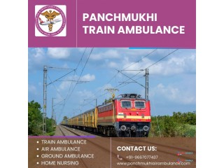 Get the Panchmukhi train ambulance service in Ernakulam for the transfer of your patient