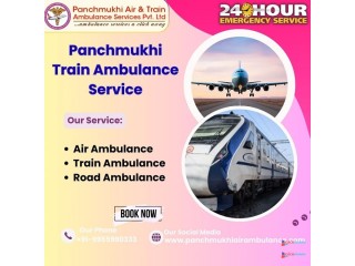 Panchmukhi Train Ambulance Service in Raigarh with Superb Ventilator Setup