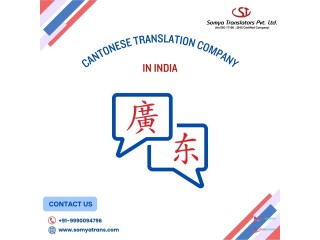 Certified Cantonese Translation Services in India – Call Experts Now!