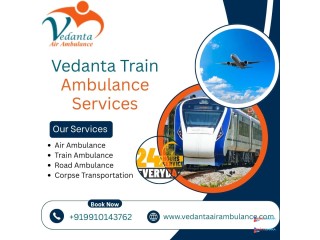 Vedanta Train Ambulance in Asansol provides advanced transportation services