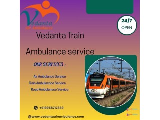 Vedanta Train Ambulance Services in Asansol – A cost-effective train Ambulance is arranged on time