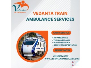 Vedanta provides all the necessary amenities during your trip with a train ambulance in Raipur
