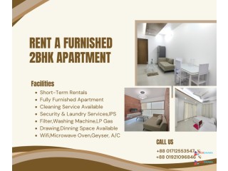 Fully Furnished 2BHK Apartment for Rent in  Bashundhara R/A
