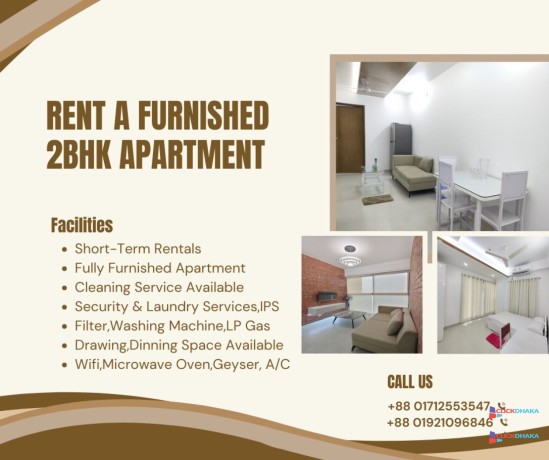 fully-furnished-2bhk-apartment-for-rent-in-bashundhara-ra-big-0
