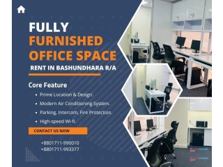 Premium Furnished Office Space Rent in Bashundhara R/A